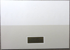 Mercedes Type 170 S Cabriolet A brochure brochure 3/1950, reprint 1990, 24 pages