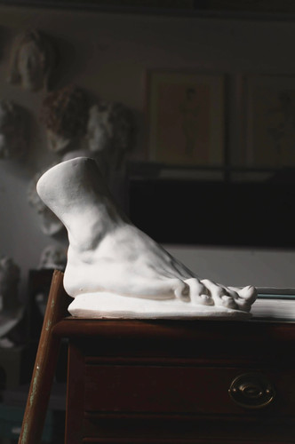 Classical foot plaster - classical,