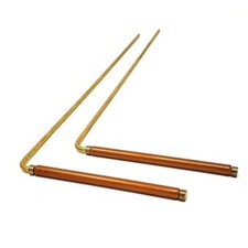 2PCS Pure Copper Dowsing rods