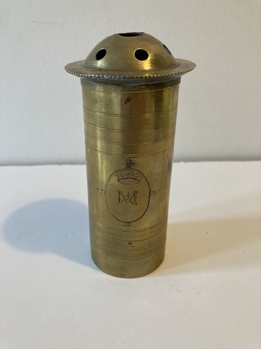 Ww1 ww2 brass trench art - ww2, desk