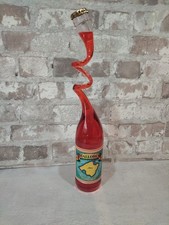 Twisted  Bottle From Mallorca. Home Bar Accessories.