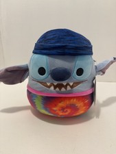 Squishmallows Original Disney 8 Inch Tie-Dye Stitch Wearing a Beanie Plush Lilo