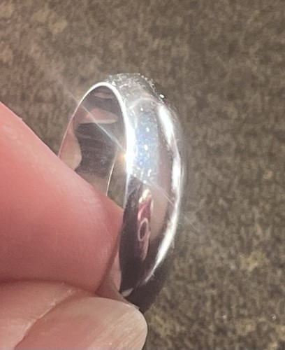 Platinum 5mm shaped - d-shaped, wedding