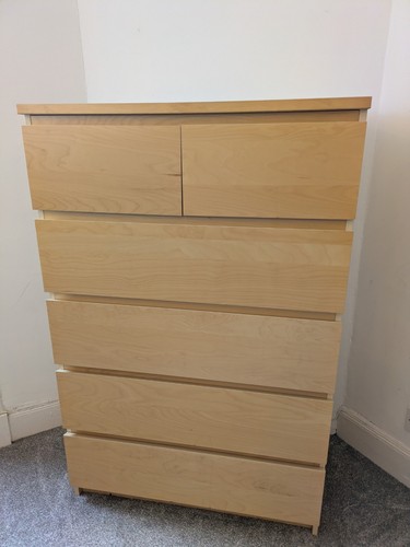 Malm chest drawers - 6,