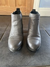 Pavers Ladies Grey Ankle Boots Size UK 3.5
