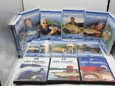 Bundle Joblot 12 Fishing DVDs