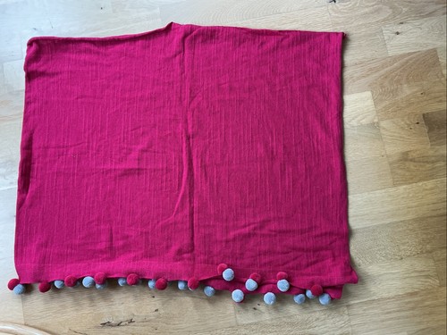 Summer pompom poncho ladies - pompom,