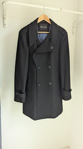 Autograph navy wool blend - navy,