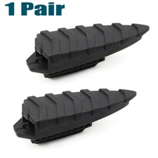 2X Black Rubber Nonslip