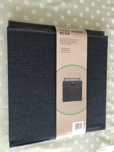 Homebase blue cube inserts - blue,