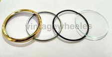 SMITHS CHRONOMETRIC TACH REPAIR BRASS RIM BEZEL LENS KIT - SCREW ON TYPE