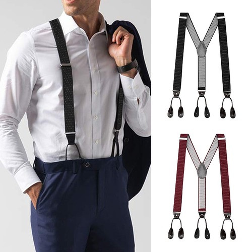 Men shaped elastic braces - men's, y-shaped