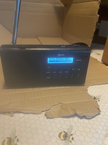 Oon db482 black digital radio - black,
