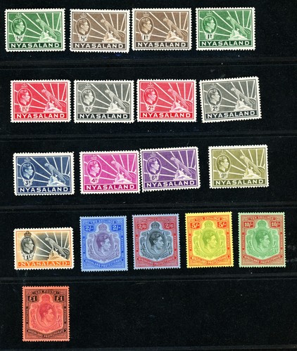 Nyasaland 1938 44 kgvi - [nyasaland], 1938-44