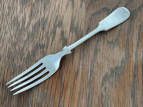 Silver plated fiddle - silver,