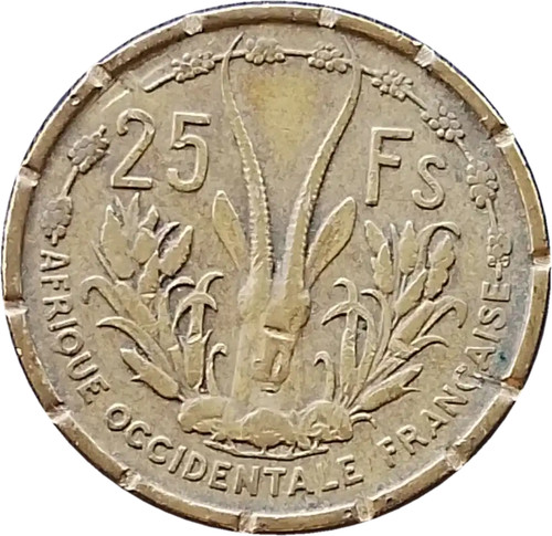 French west africa coin 25 - coin,,
