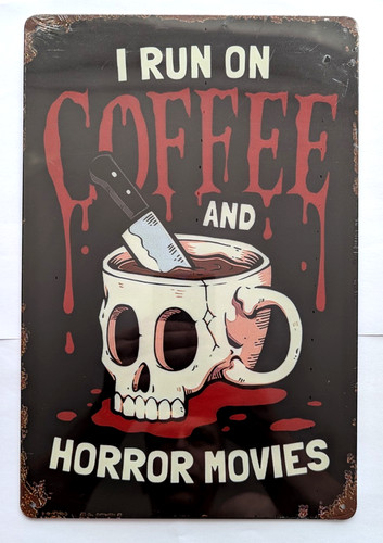Horror halloween tin - horror,