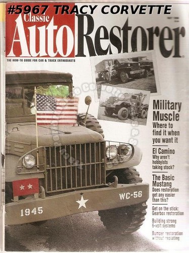 May 1996 classic auto restorer - classic,