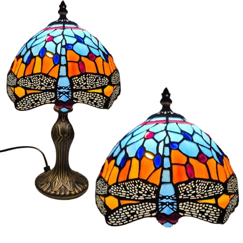 Tiffany dragonfly style blue - dragonfly,