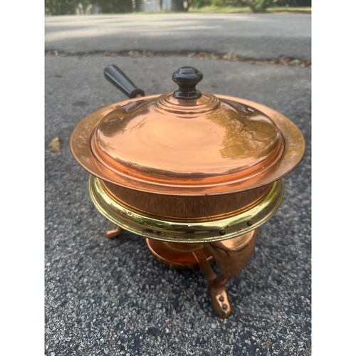 Vintage copper chafing - vintage,