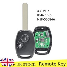 433MHz 2 Button Remote Car Key
