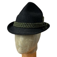 Tyrolean Hat EU 57 UK 7 Black