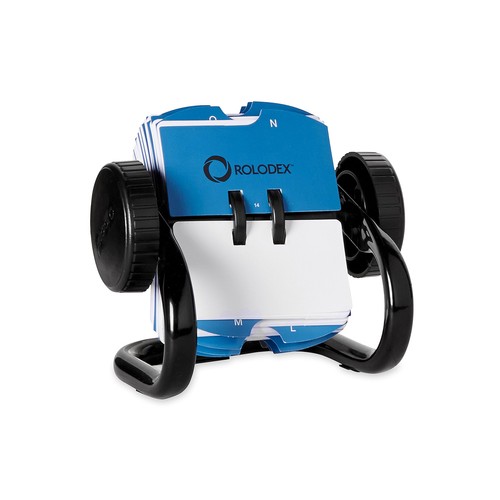Rolodex business card - rolodex, tray