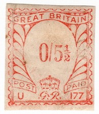 (I.B) George V Postal : Meter Mark 5½d 