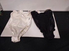 Vtg New NWT Playtex Style 4050 Body Re-Former Shapewear White Black