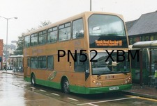 Ipswich Buses 100 PN52 XBM DAF East Lancs Colour Bus Photo 6" x 4"