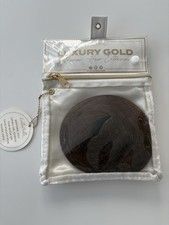 LullaBellz Luxury Gold Human Hair Clip-In Extensions – Dark Brown (170g)