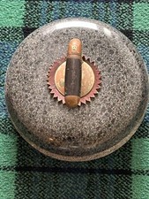 Stunning & Superb Single Crawfordjohn, Scots Granite Outdoor Curling Stone c1900