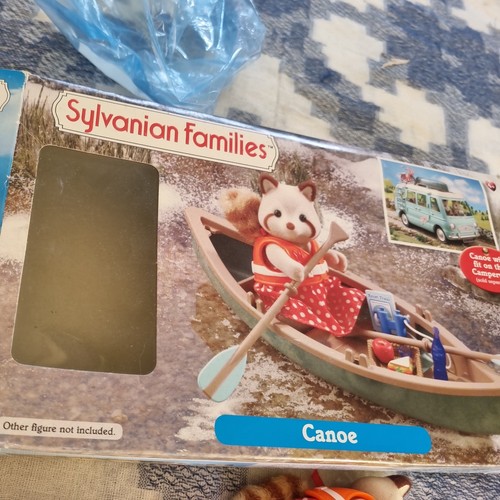 Sylvanian canoe set martha - canoe,