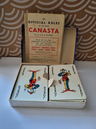 Vintage waddington canasta - waddington's,
