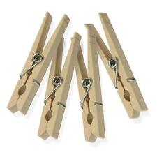 50 pack Classic Wood Clothespins Spring Clip Wooden Clothes Pin Indoor/Outdoor