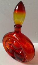 VINTAGE RUBY RED GLASS ITALIAN