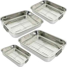 Deep Roasting Tray Tin Roaster