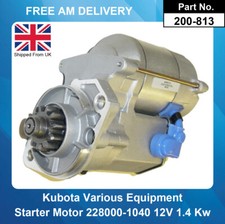 Starter Motor For KUBOTA L4350