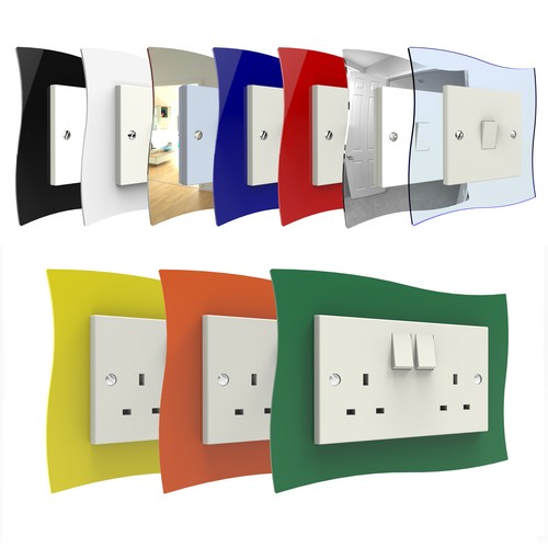 Light switch surround plug - light,