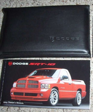 2004 Dodge Ram Truck SRT-10 Owner Operator Manual User Guide Set