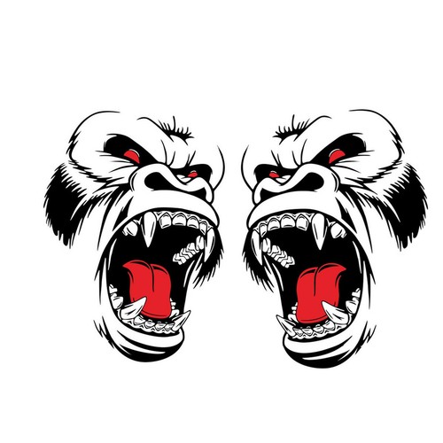 Horror gorilla graphics - horror,