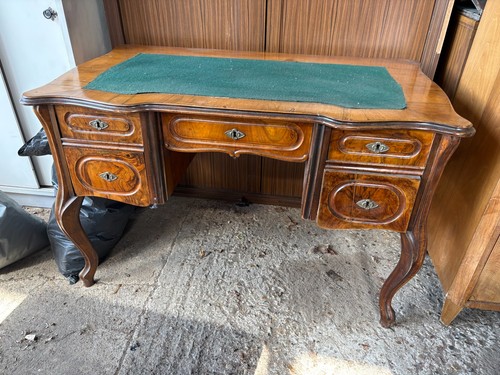 Antique queen anne desk brown - antique,