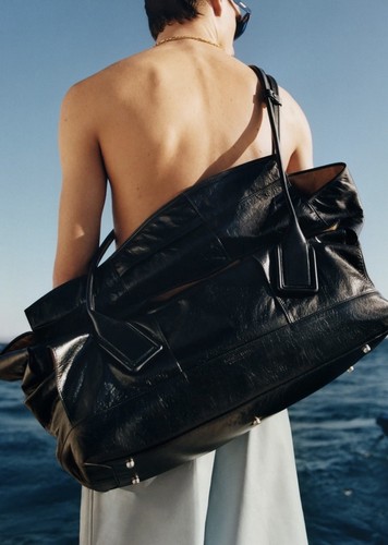 Bottega veneta leather maxi - veneta,