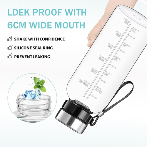Rnckuue glass water bottle - water,