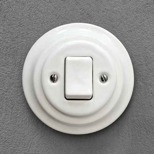 White porcelain intermediate - porcelain,