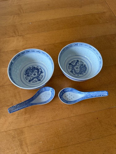Chinese blue white rice eye - chinese,