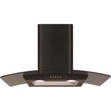 CDA ECP72BL 70cm Black Glass