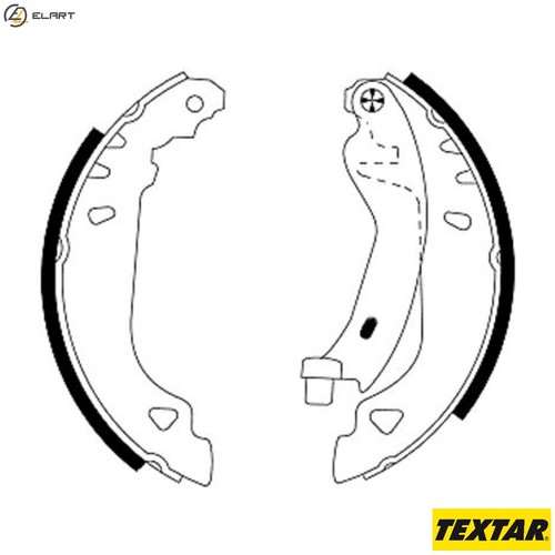 Brake shoe set 91049100 for - shoe,