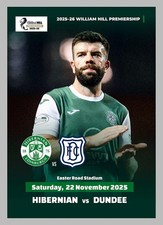 HIBERNIAN v DUNDEE FC 22 November 2025 Scottish Premiership FAN edit 12 pg