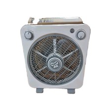 GORILLA Box Fan 12" Fan Air Mover Oscillate, 3 speed Timer.
